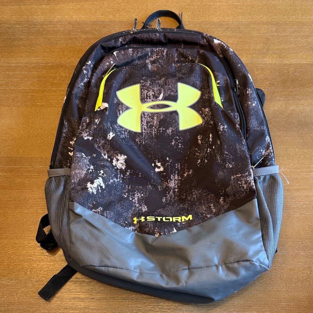 Under Armour Storm Backpack - Black and Yellow